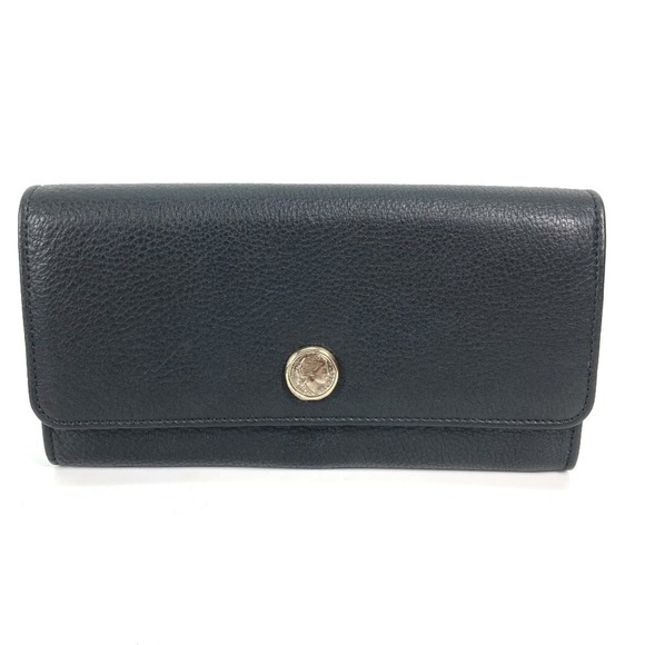 BVLGARI MONETE 35963 Flap Long Wallet in Leather,